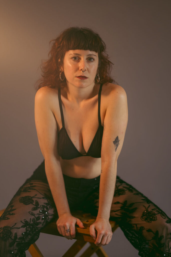 Sesión de fotos intima en estudio