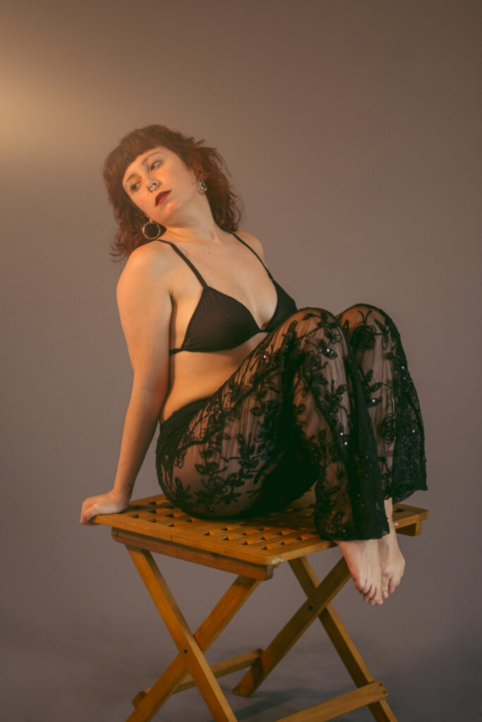 Sesión de fotos intima en estudio