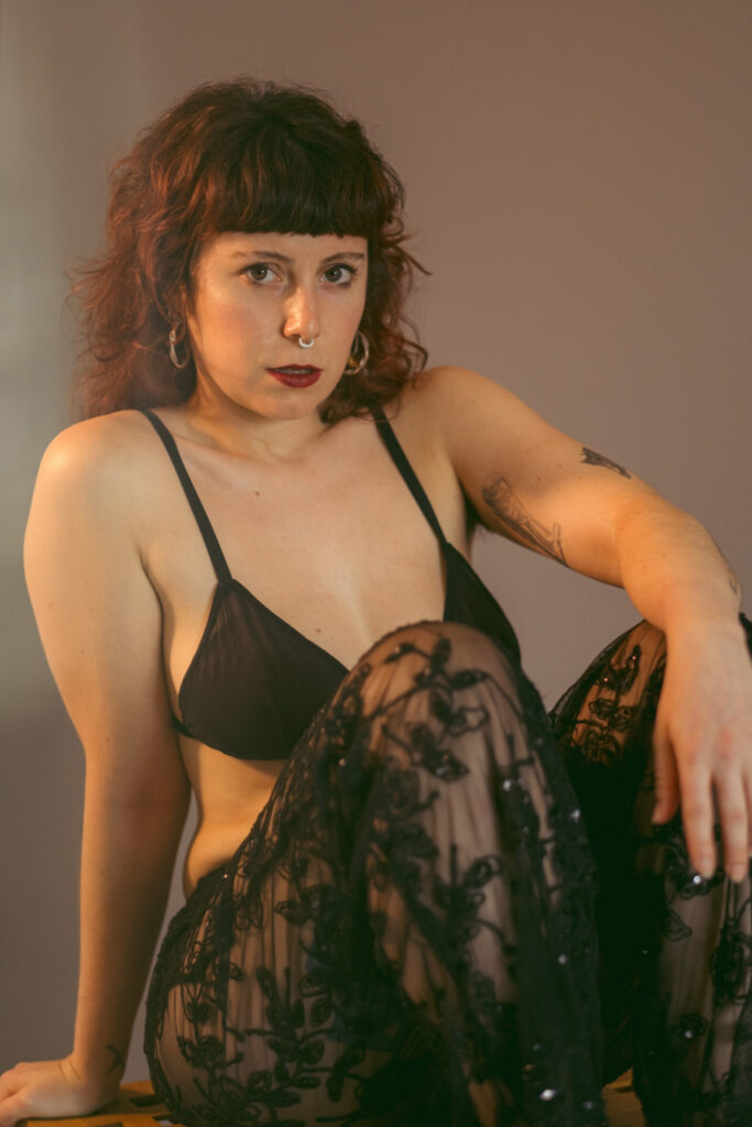 Sesión de fotos intima en estudio