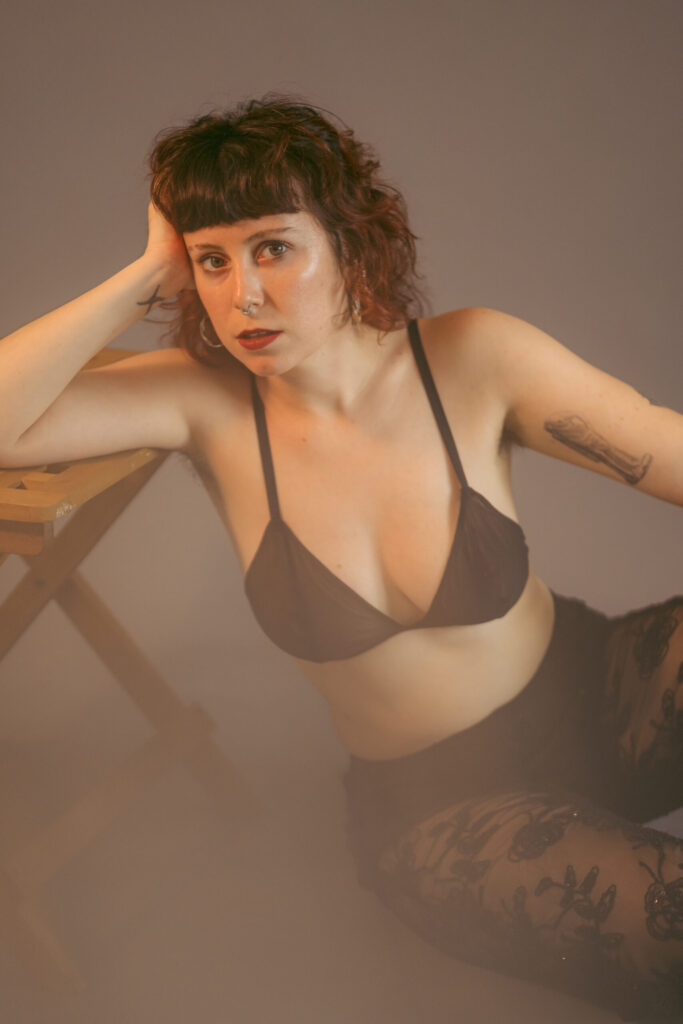 Sesión de fotos intima en estudio