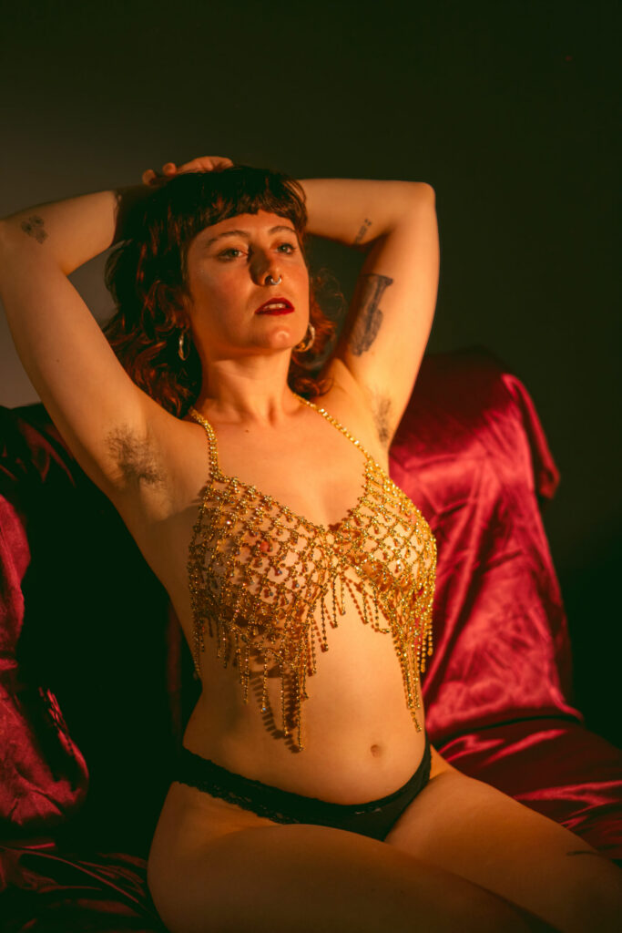 Sesión de fotos intima en estudio