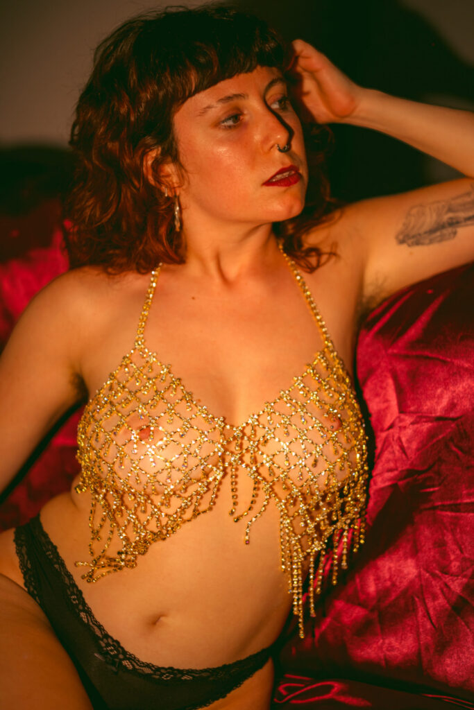 Sesión de fotos intima en estudio