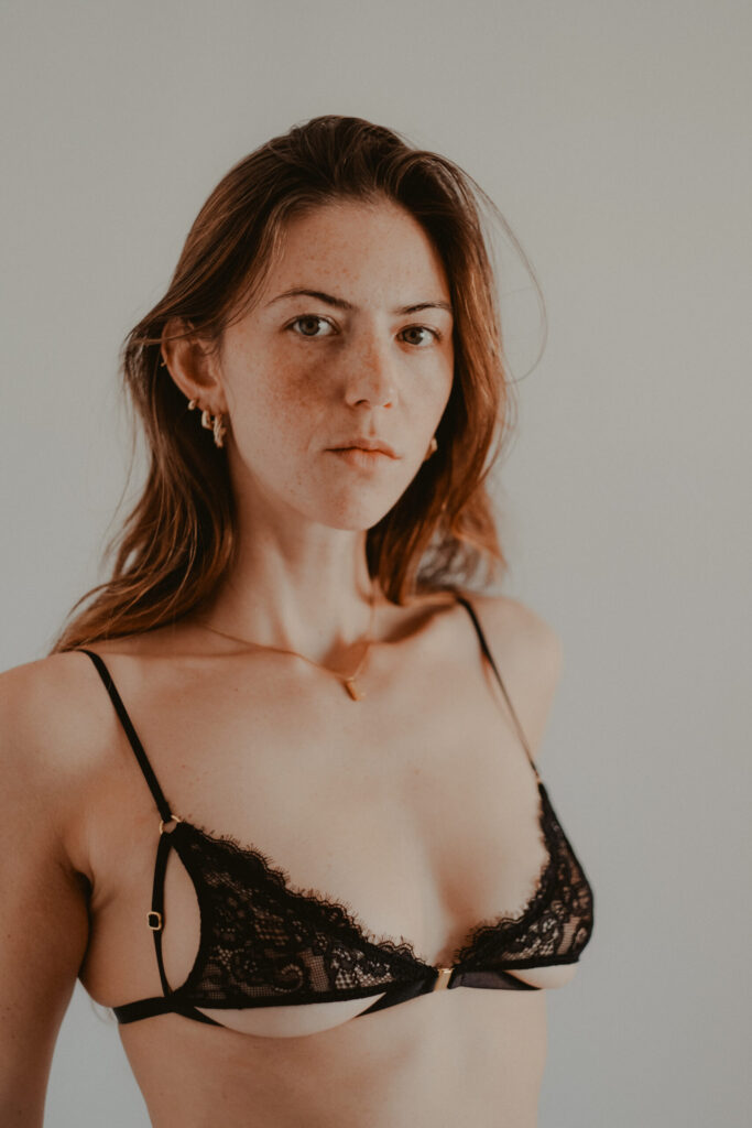 Sesión de fotos para marca de lencería