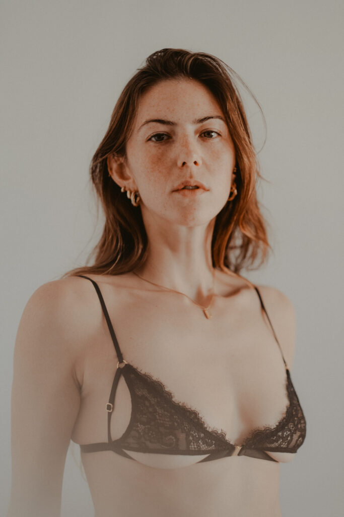 Sesión de fotos para marca de lencería