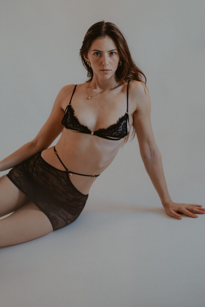 Sesión de fotos para marca de lencería