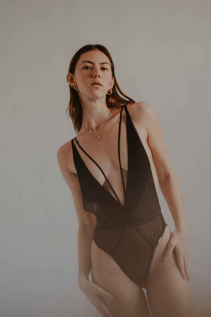 Sesión de fotos para marca de lencería