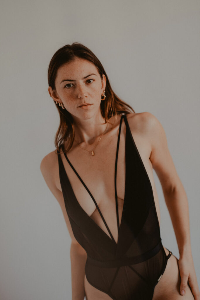 Sesión de fotos para marca de lencería